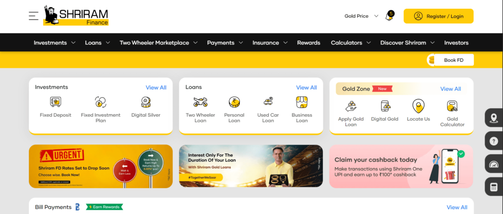 Finance Company in Chennai – Shriram Finance

