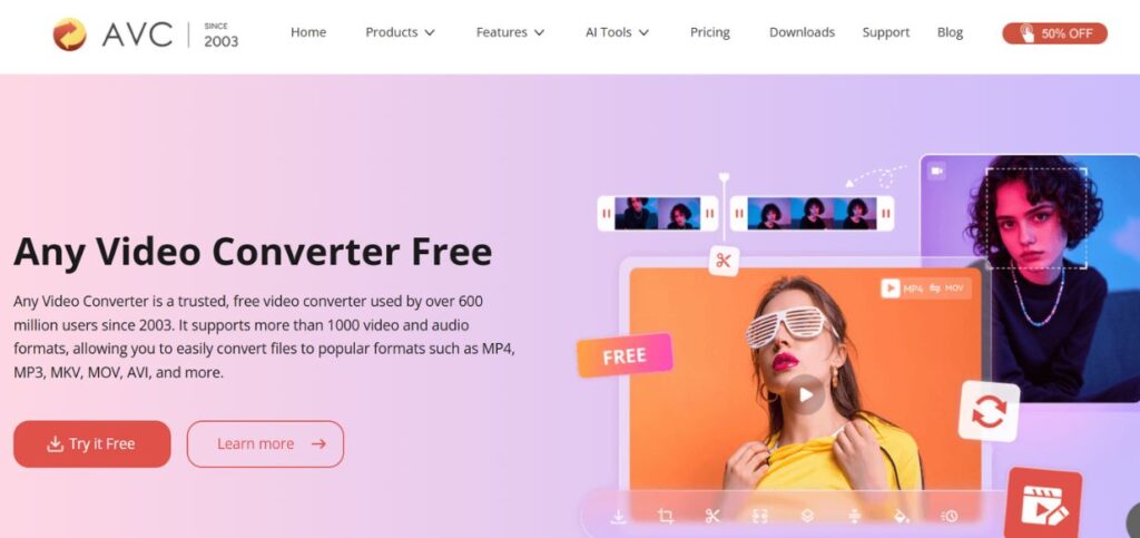 Any Video Converter Free - YouTube Video Downloader Apps