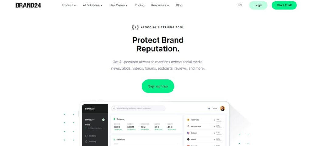 Brand24 - AI for Market Research