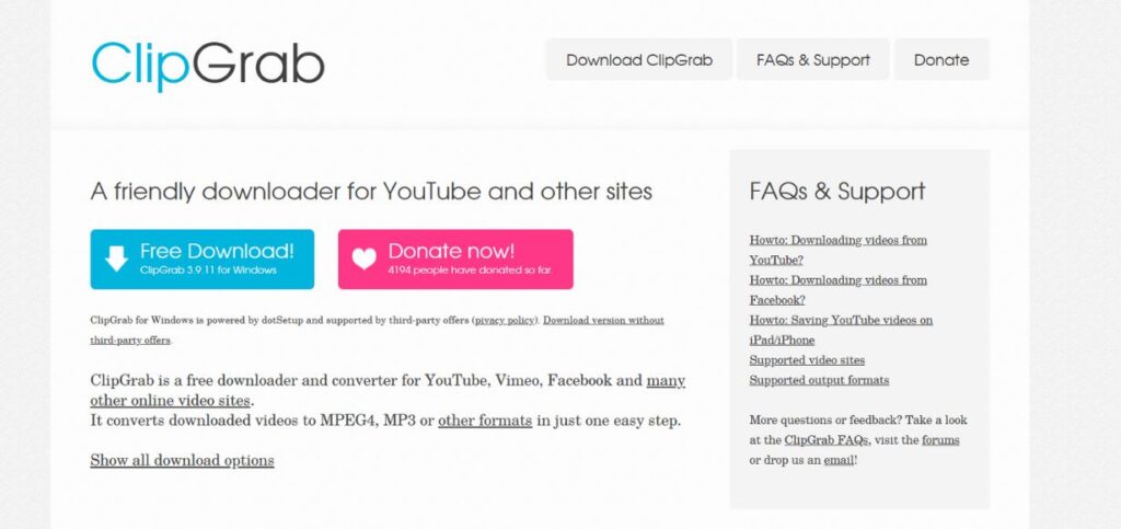 ClipGrab - YouTube Video Downloader Apps
