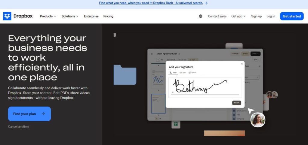 Dropbox Business - Document Management Software