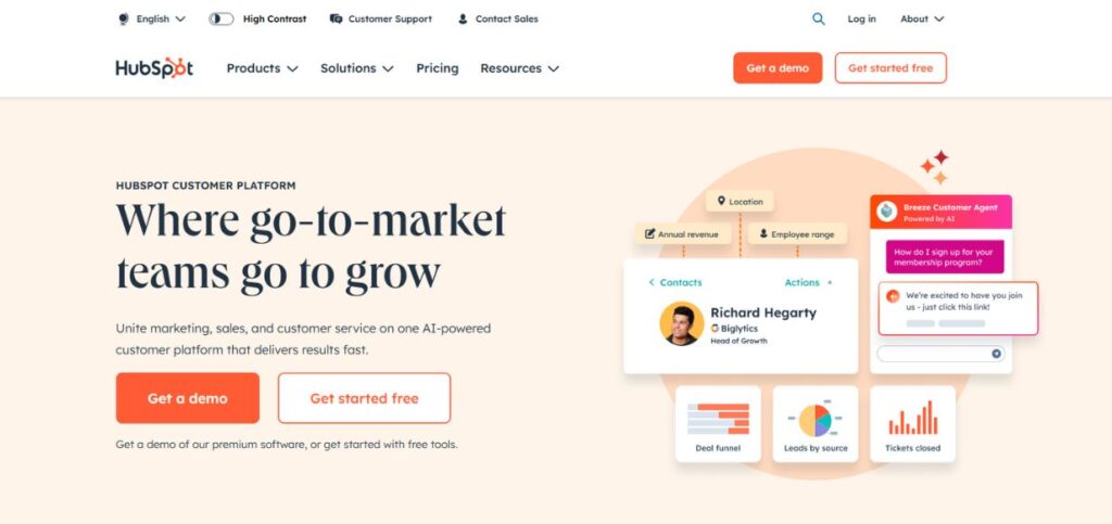 HubSpot Sales Hub - Salesforce Automation Software