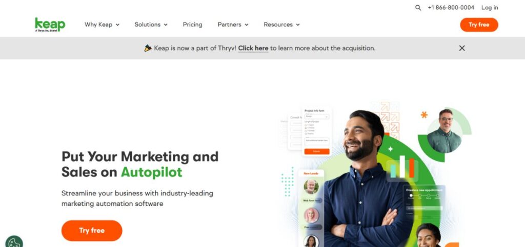 Keap - Salesforce Automation Software