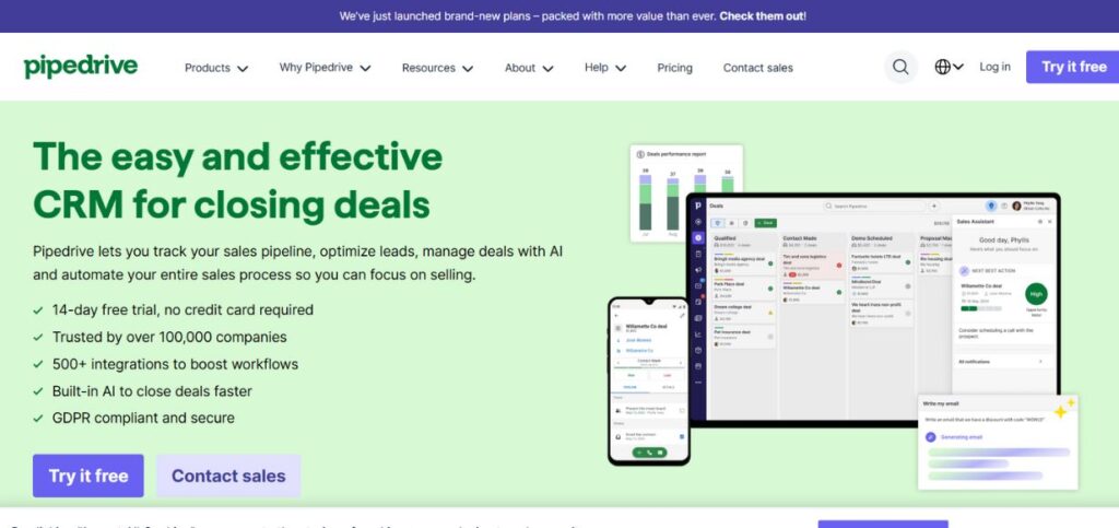 Pipedrive - Salesforce Automation Software