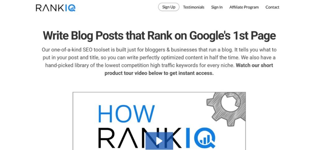 RankIQ - AI SEO Tools