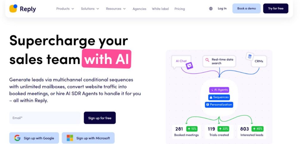 Reply.io - AI for Market Research