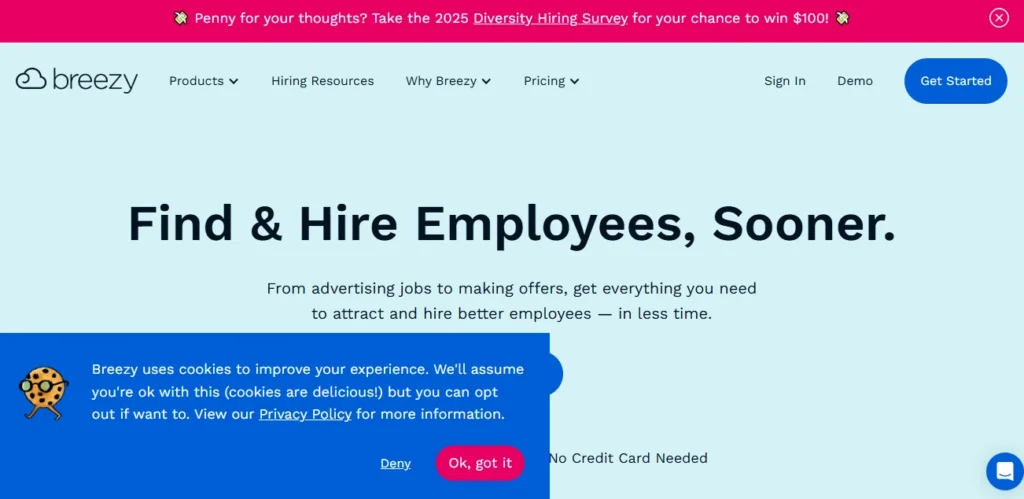 Best Video Interviewing Software: Breezy HR