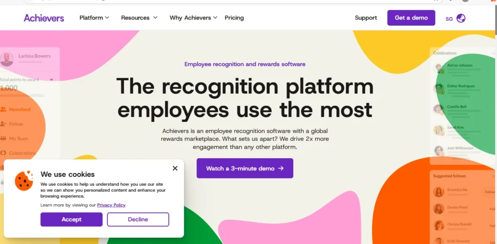 Best Employee Recognition Software: Achievers