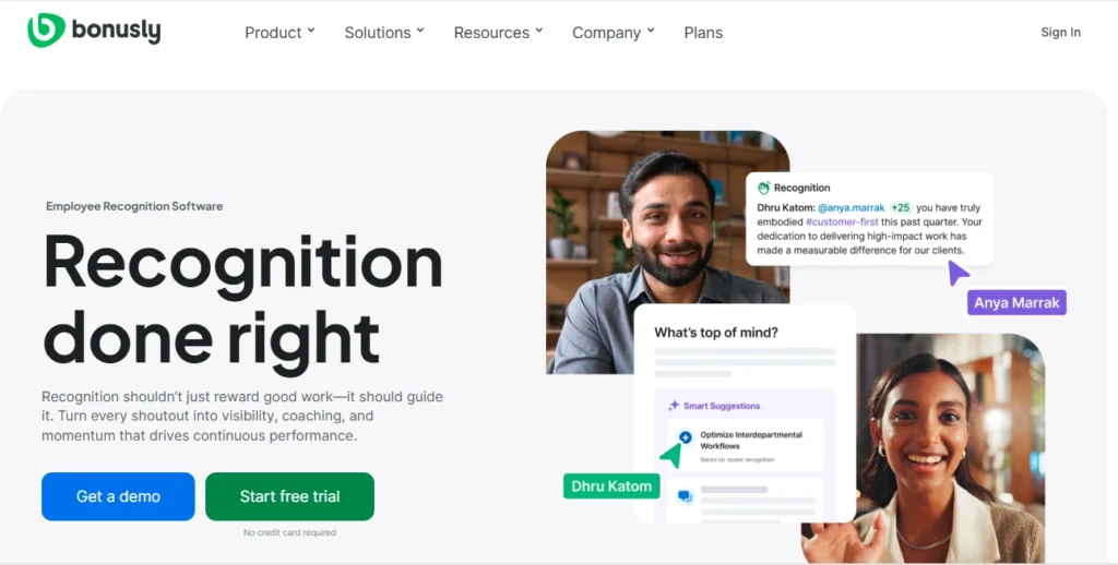 Best Employee Recognition Software: Bonusly