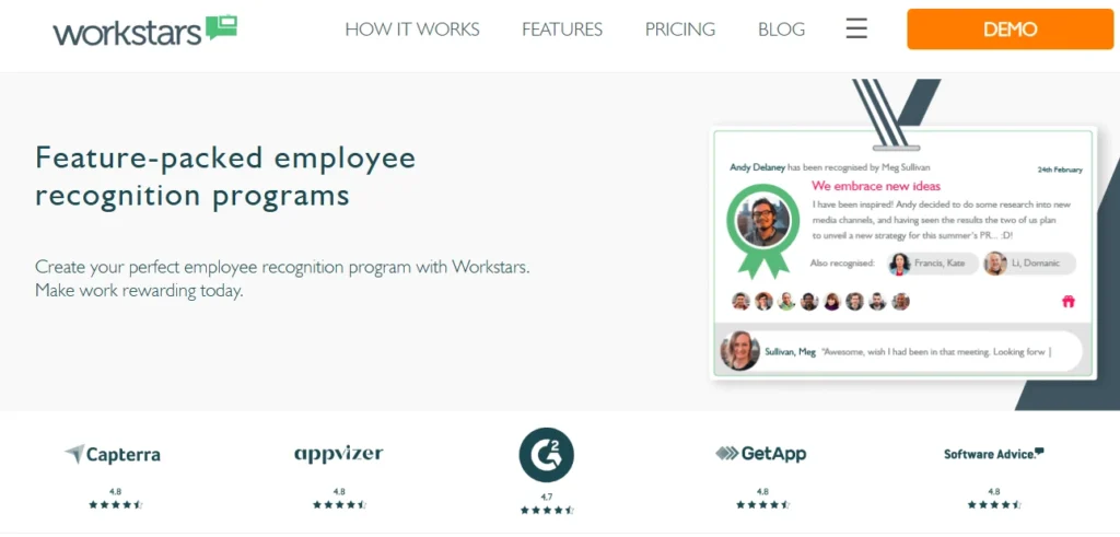 Best Employee Recognition Software: Workstars