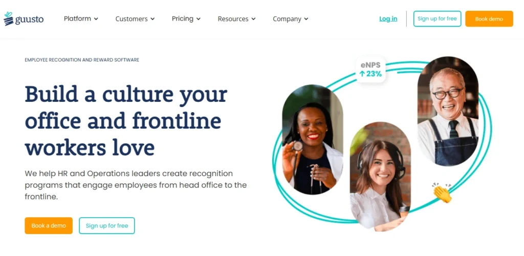 Best Employee Recognition Software: Guusto
