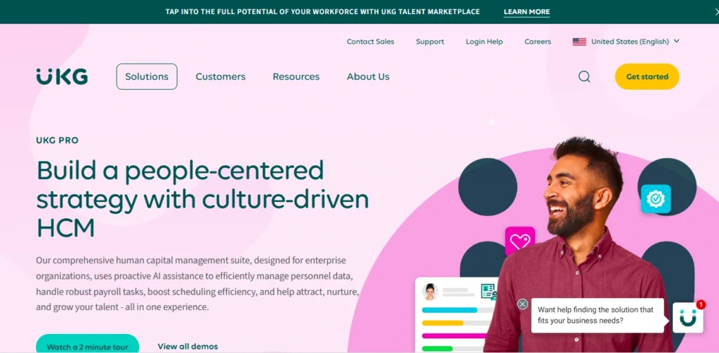Best Benefits Administration Software: UKG Pro 