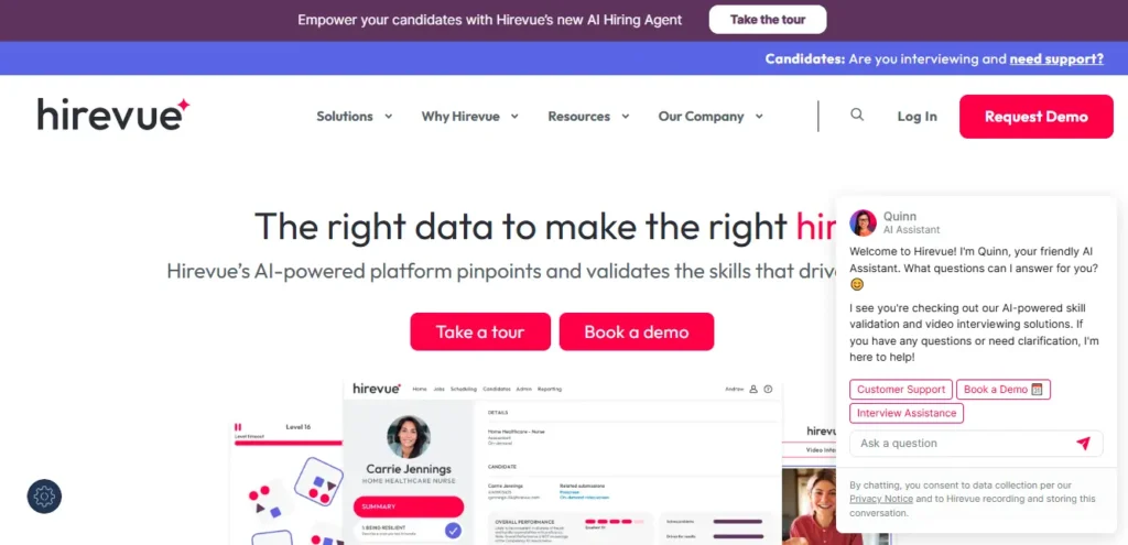 Recruiting Automation Software: HireVue