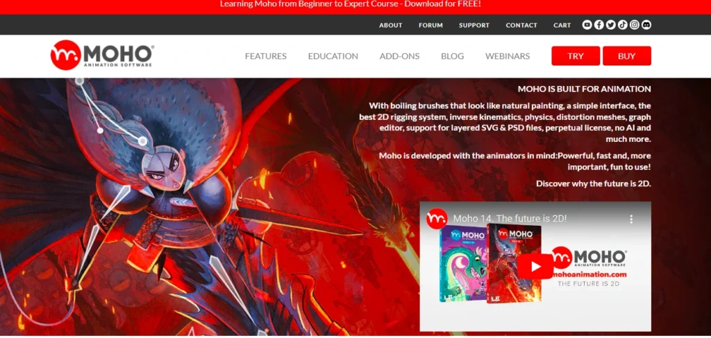 Best Animation Software: Moho Pro
