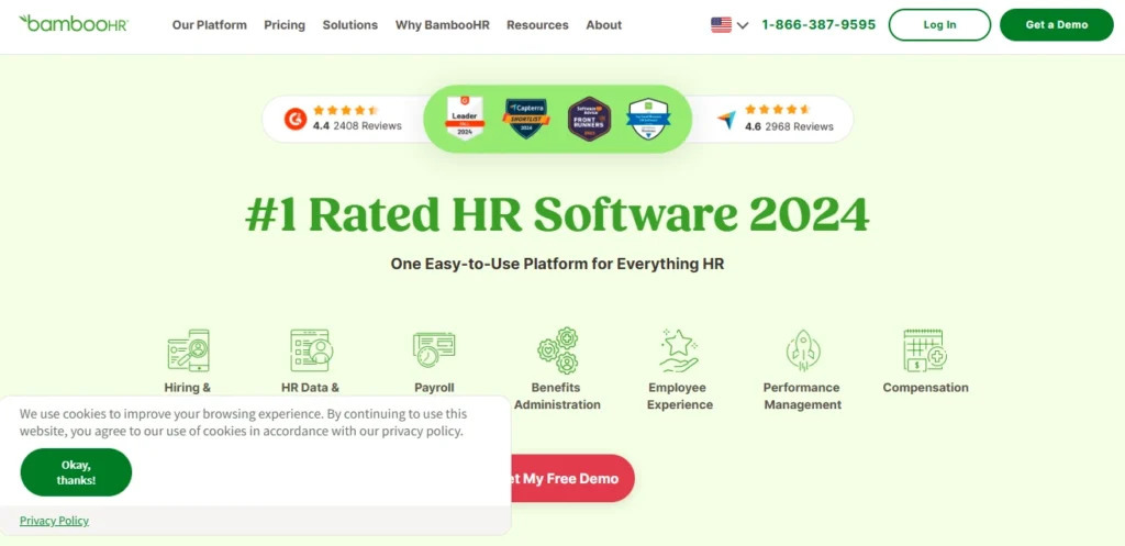 Best 360 Degree Feedback Software: BambooHR