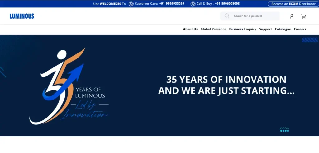 Top Battery Company in India: Luminous Power Technologies Pvt. Ltd.