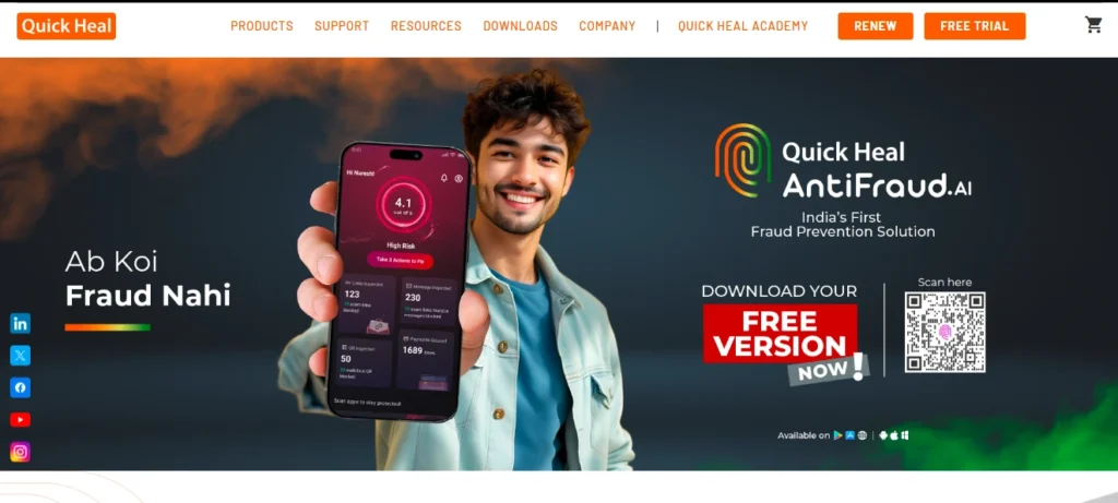 Top Cybersecurity Company in India: Quick Heal Technologies (Seqrite)