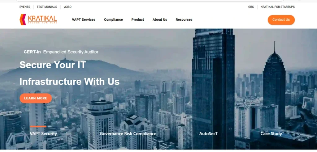 Top Cybersecurity Company in India: Kratikal Tech