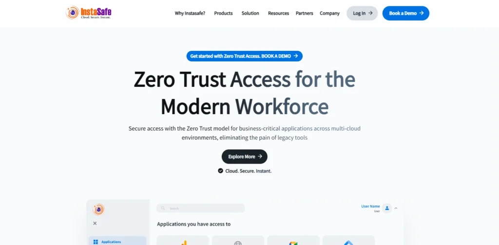 Top Cybersecurity Company in India: InstaSafe 