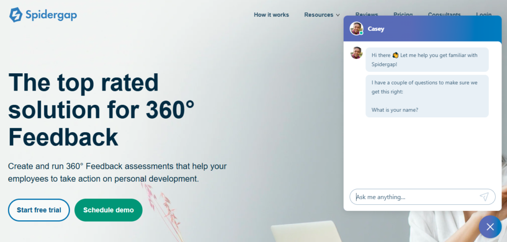 Best 360 Degree Feedback Software: Spidergap
