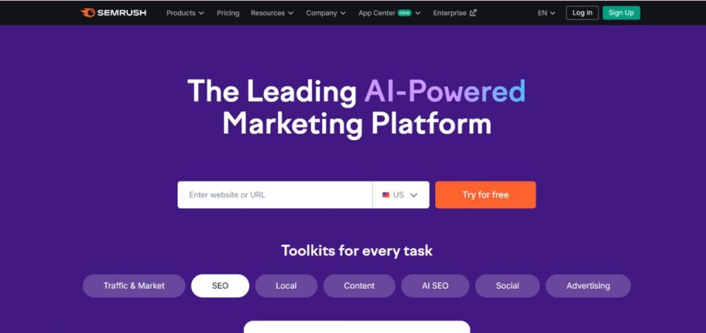 Semrush - AI SEO Tools