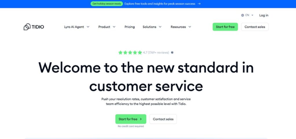 Tidio - Customer Support Tools