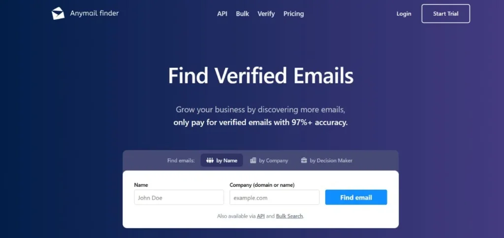 AnyMail Finder - Email Lookup Tools