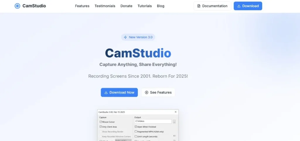 CamStudio - Screen Recording Software