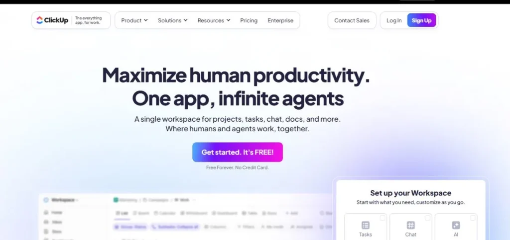 ClickUp - Asana Aternatives