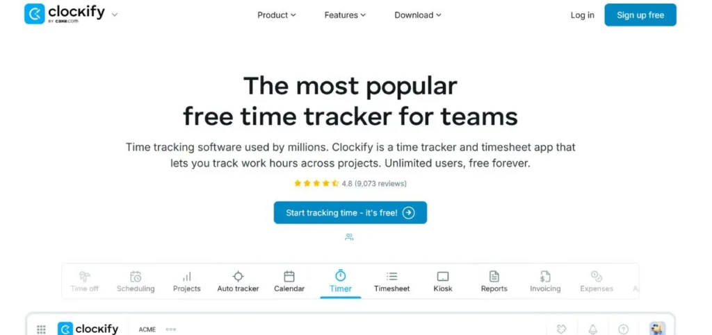 Clockify - Employee Management Tools