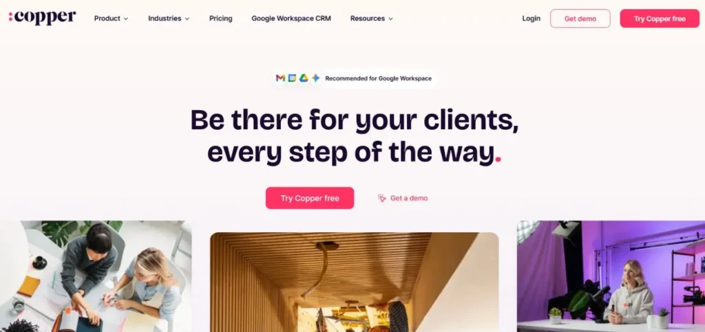 Copper-CRM Software With Texting
