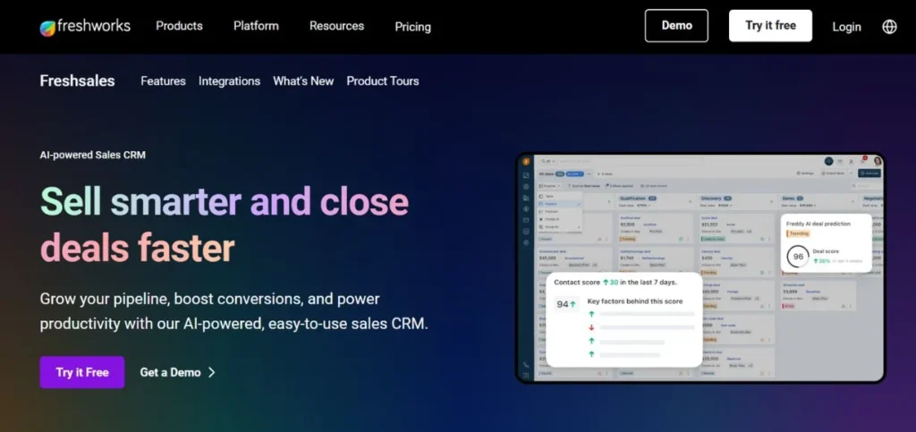 Freshsales-CRM Software With Texting