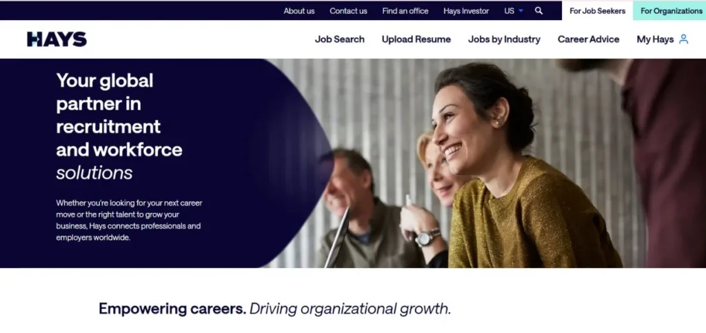 Hays - Staffing Agencies for Remote Jobs