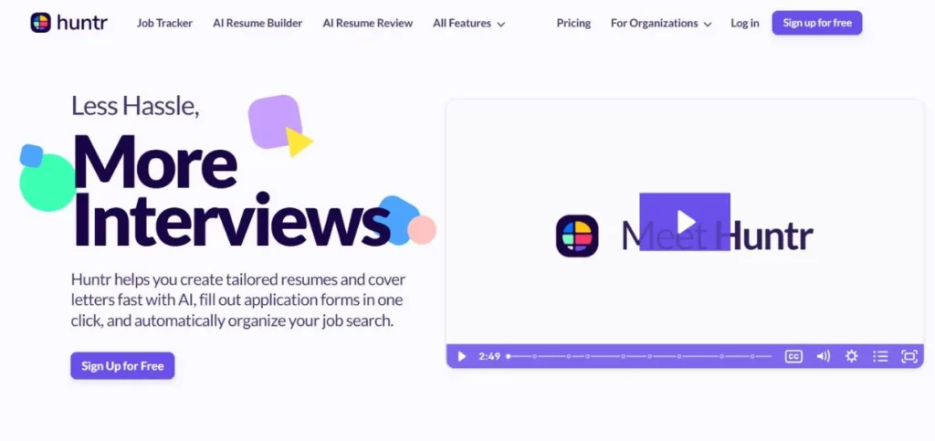 Huntr - AI Job Search Tips