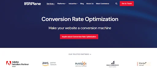 CRO Agency - IronPlane CRO for Magento & Adobe Commerce