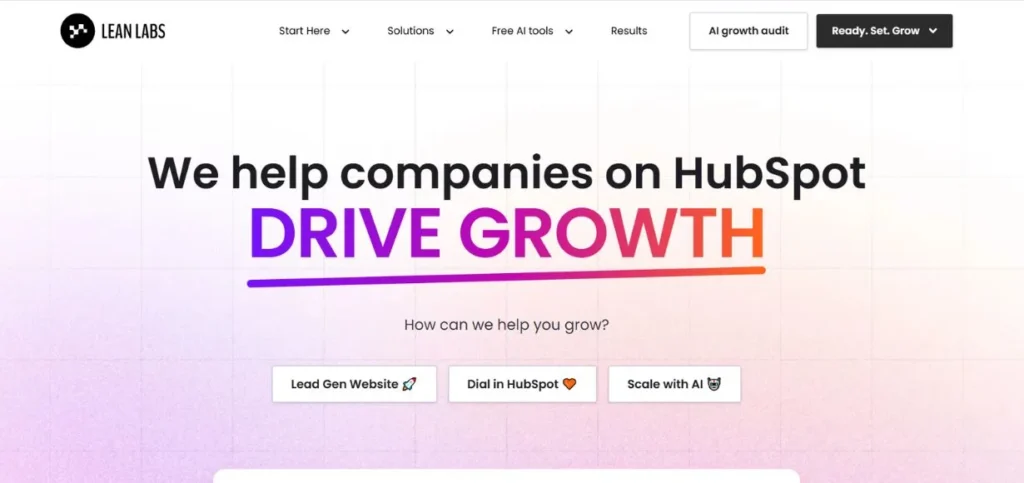 Lean-Labs-HubSpot Agencies