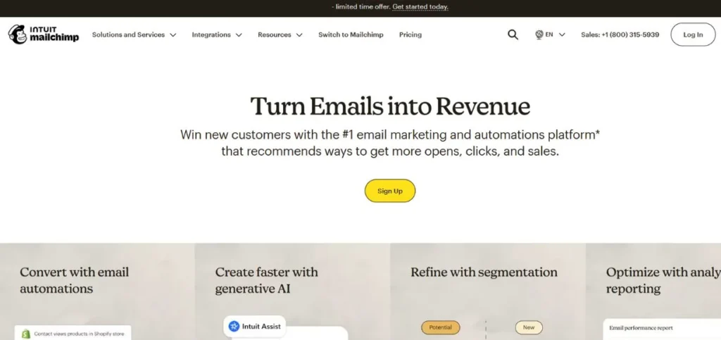 Mailchimp - SMS Marketing Software