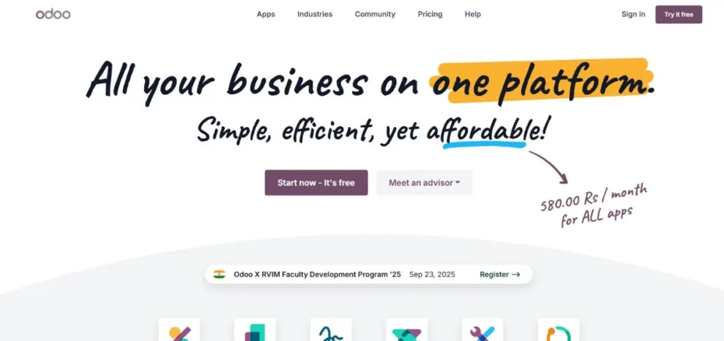Odoo-Accounting Software Alternatives