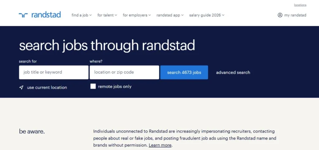 Randstad - Staffing Agencies for Remote Jobs
