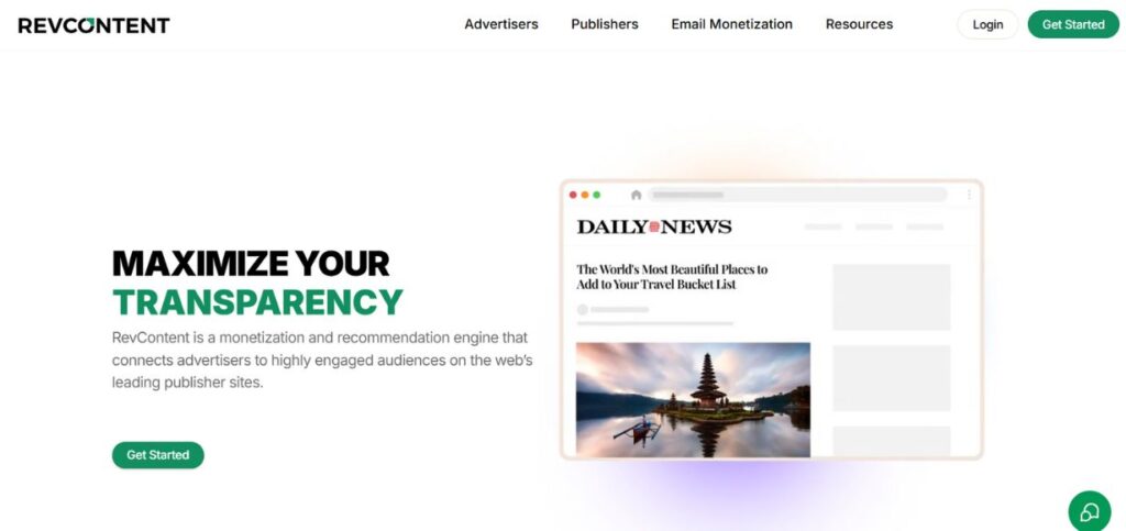 Revcontent - Alternatives of Google AdSense