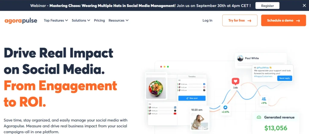 Best Social Media Customer Service Tools: Agorapulse