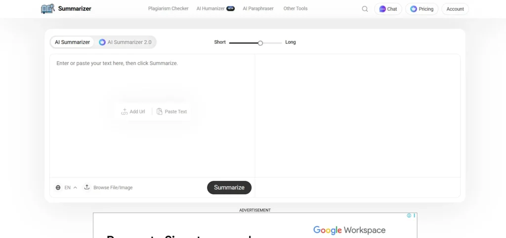 Great Online Tool - AI Summarizer