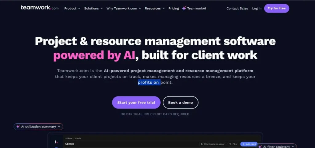 Teamwork - Asana Aternatives