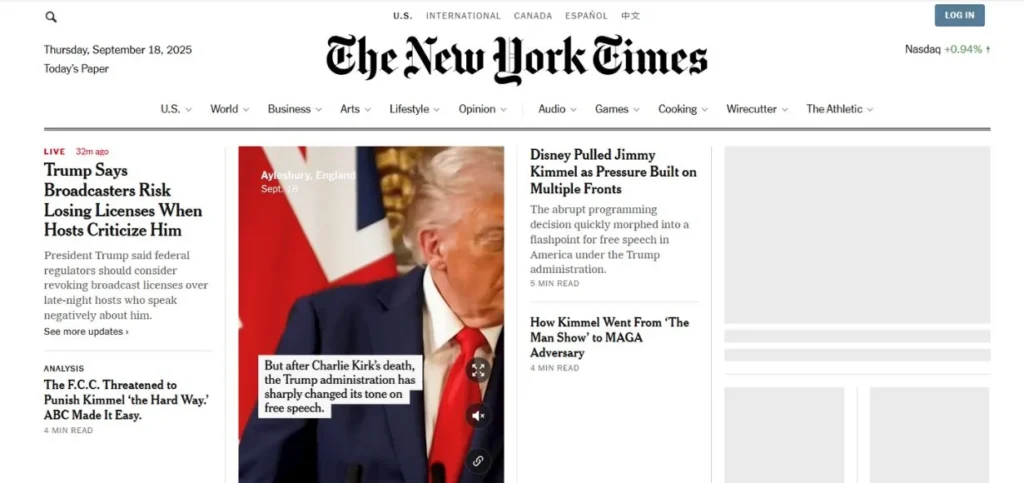 The New York Times App - Best News Apps