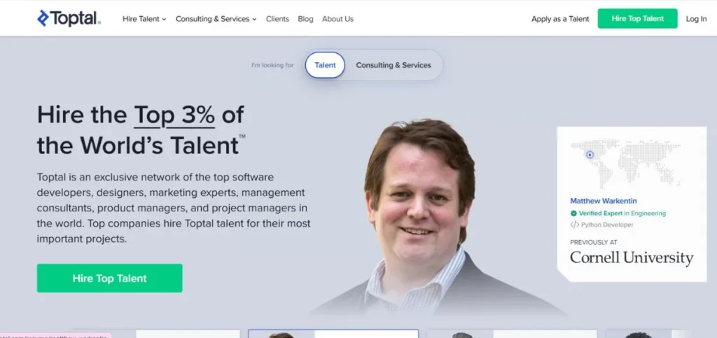 Toptal - Python Development Companies