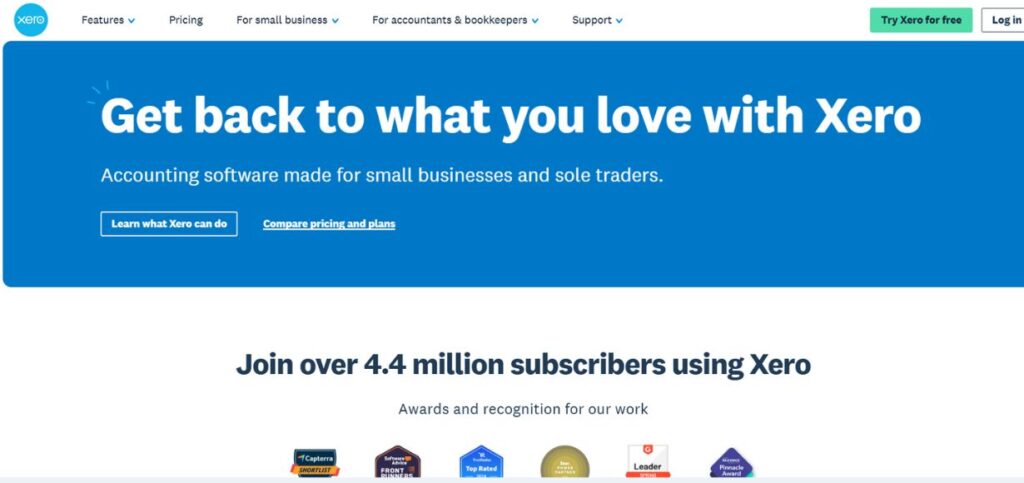 Xero -  Invoicing Software for Travel Business