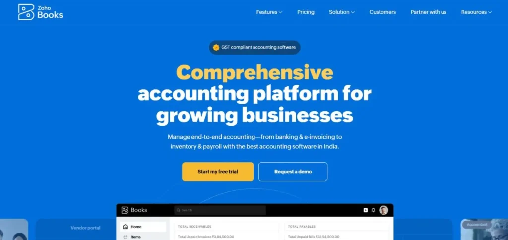 Zoho-Books Accounting Software Alternatives