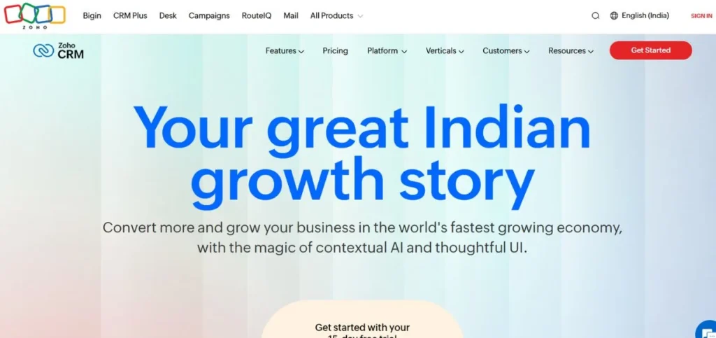 Zoho - CRM Software With Texting
