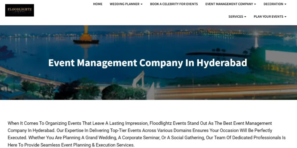 Event Management Companies in Hyderabad
