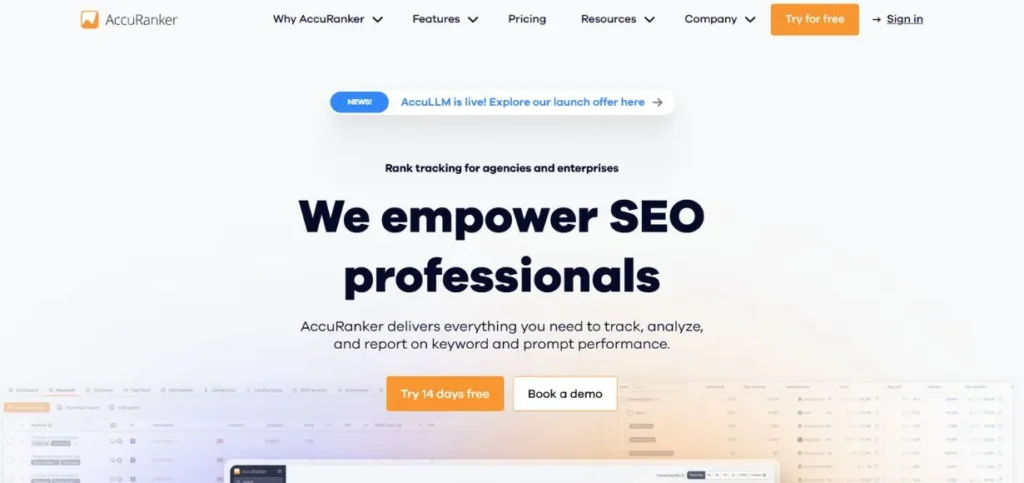 AccuRanker - SE Ranking Alternatives
